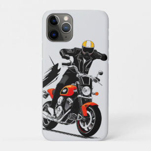 Case-Mate iPhone Case Motocycliste roulant dans une rue pleine d'action