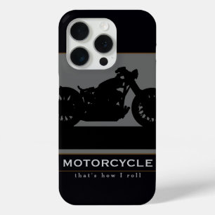 Coque iPhone 15 Pro Motorcycle noir