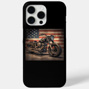 Coque Case-Mate iPhone Motorcycle USA Drapeau Retro Biker