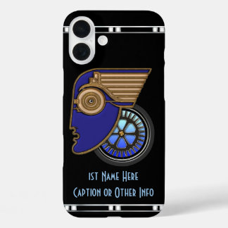 Coque Pour iPhone 16 Plus Motorhead Art déco (Personnalisé)