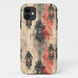 Case-Mate iPhone Case Motos aquarelle, motards, course, motocycli