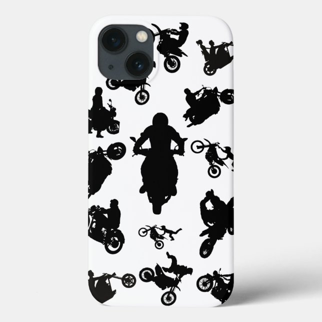 Coques Case-Mate iPhone Motos Silhouette (Verso)