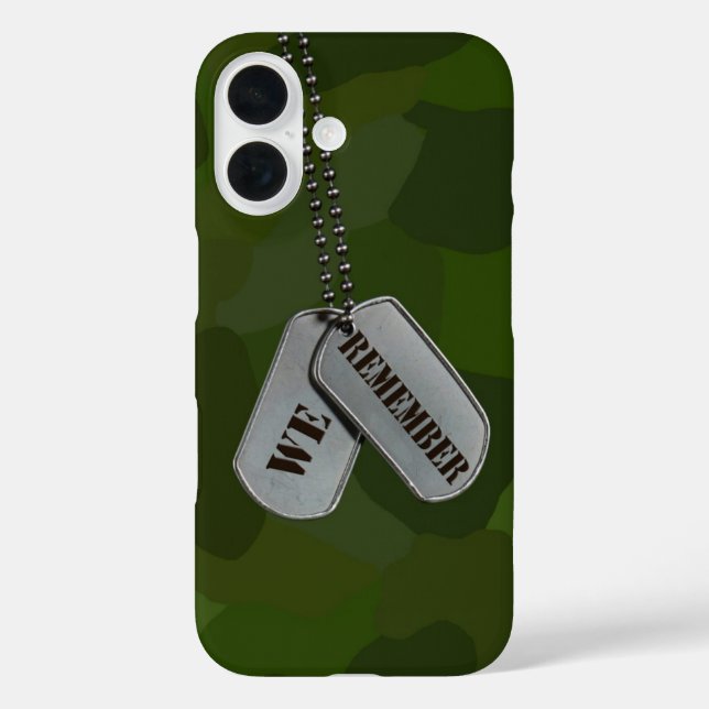 Coques Case-Mate iPhone Mots-clés Chien Militaire Sur Camo (Verso)