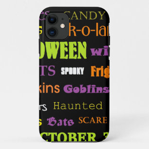 Coque Case-Mate iPhone Mots d'art de souterrain de Halloween