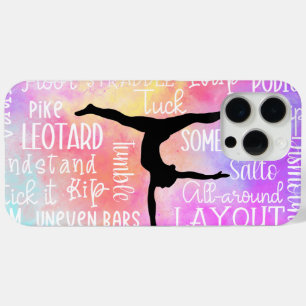Coque Case-Mate iPhone Mots de gymnastique Rainbow Ombre