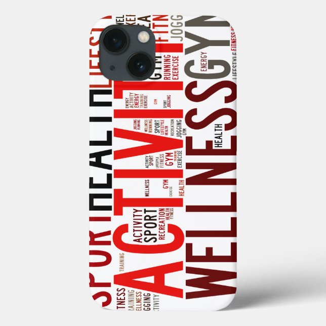 Coques Case-Mate iPhone Mots fitness (Verso)