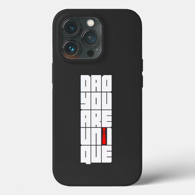 Coques Case-Mate iPhone Mots Papa Tu Es Unique (Verso)