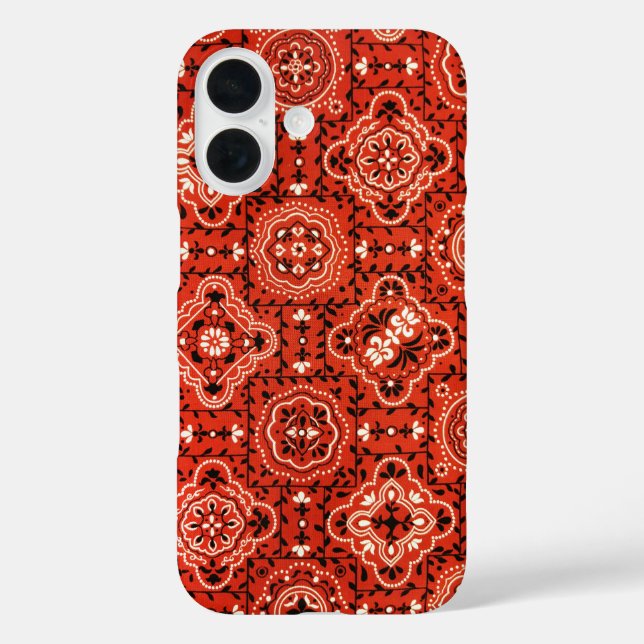 Coques Case-Mate iPhone Mouchoir rouge (Verso)