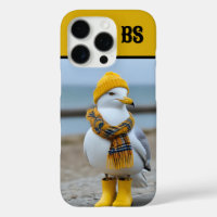Mouette drôle dans les bottes de pluie - Humour de