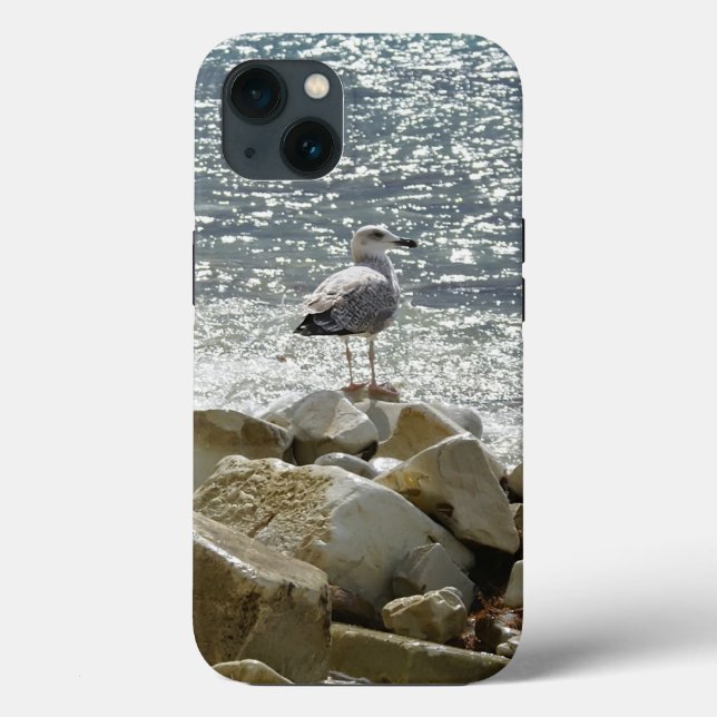 Coques Case-Mate iPhone Mouette et mer (Verso)