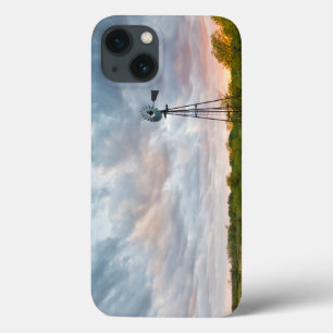 Etui iPhone Case-Mate Moulin à vent et nuages au coucher du soleil