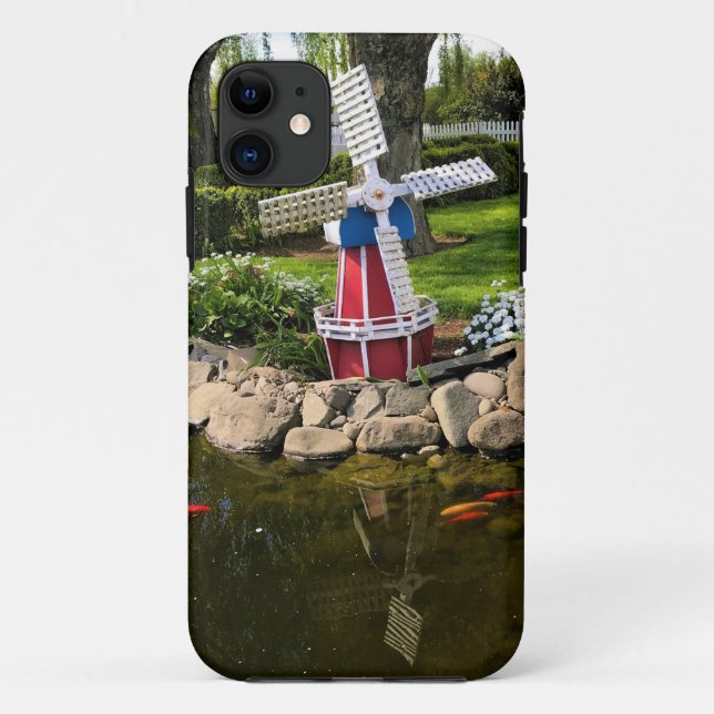 Coques Case-Mate iPhone Moulin à vent Jardin Décor (Dos)