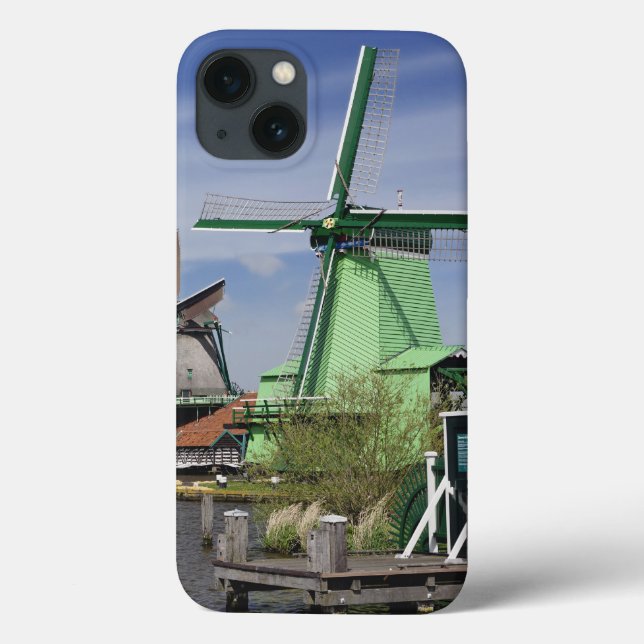 Coques Case-Mate iPhone Moulin à vent, Zaanse Schans, Hollande, Pays-Bas 2 (Verso)