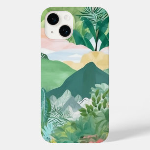 Coque Case-Mate iPhone Mountain and Palm Trees