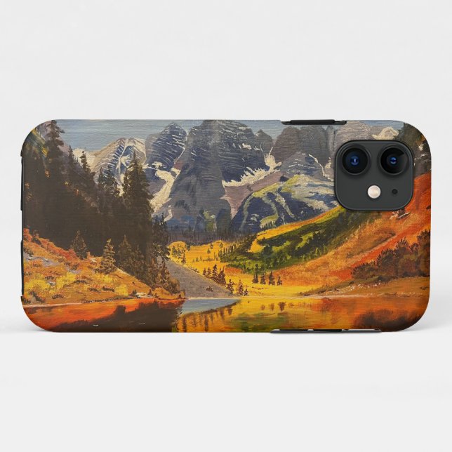 Coques Case-Mate iPhone Mountain Lake, par Gary Poling (Dos (Horizontal))
