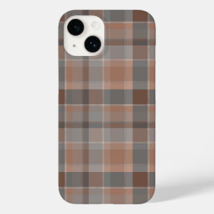 Coque Case-Mate iPhone Mousse mocha et à damiers gris