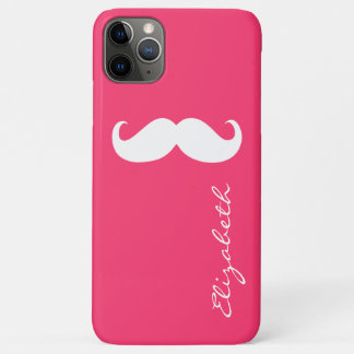 Case-Mate iPhone Case Moustache Arrière - plan rose chaud
