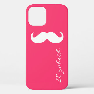 Case-Mate iPhone Case Moustache Arrière - plan rose chaud