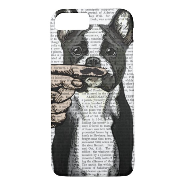 Coques Case-Mate iPhone Moustache de taureau français et de doigt (Dos)