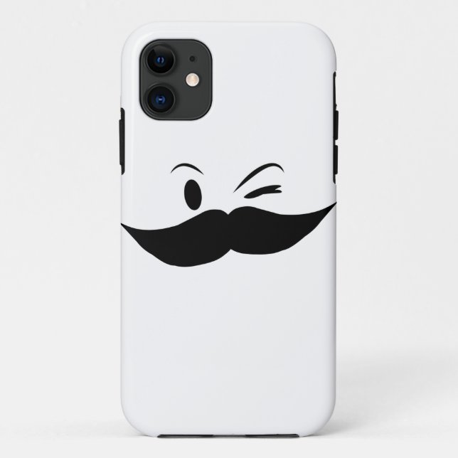 Coques Case-Mate iPhone Moustache Kinky (Dos)