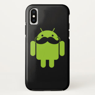 Case-Mate iPhone Case Moustache Robot Android sur Noir