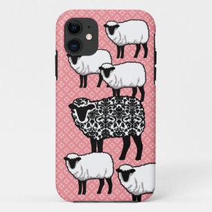 Coque iPhone 11 Mouton noir de Damas