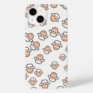 Coque Case-Mate iPhone Mouton Visage mignon pour les enfants
