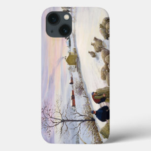 Etui iPhone Case-Mate Moutons de alimentation en hiver