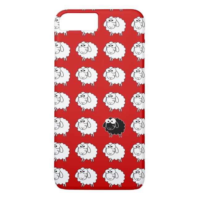 Coques Case-Mate iPhone Moutons noirs (Dos)