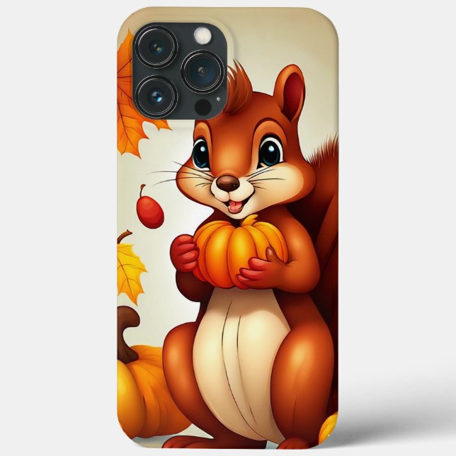 Coques Case-Mate iPhone Mr. Squirrel Autumn  Phone Case (Verso)