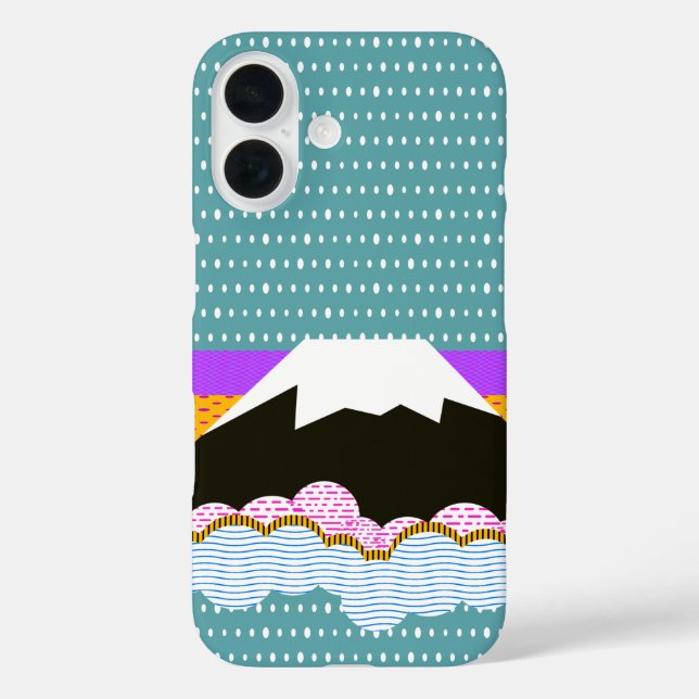 Coques Case-Mate iPhone Mt Fuji Japon Mountain Pop Art (Verso)