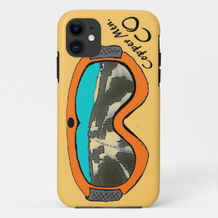Coque Case-Mate iPhone Mtn De Cuivre. Colorado orange goggle iphone 5