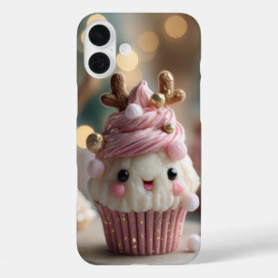 Coque Pour iPhone 16 Plus Muffin de Noël mignon style Kawaii