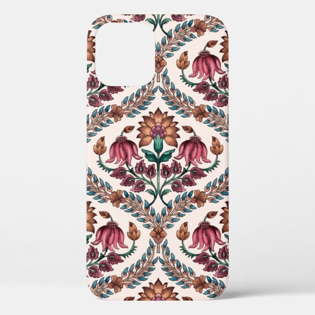 Coques Case-Mate iPhone Mughalart traditionnel sans joint, motif, floral,  (Verso)