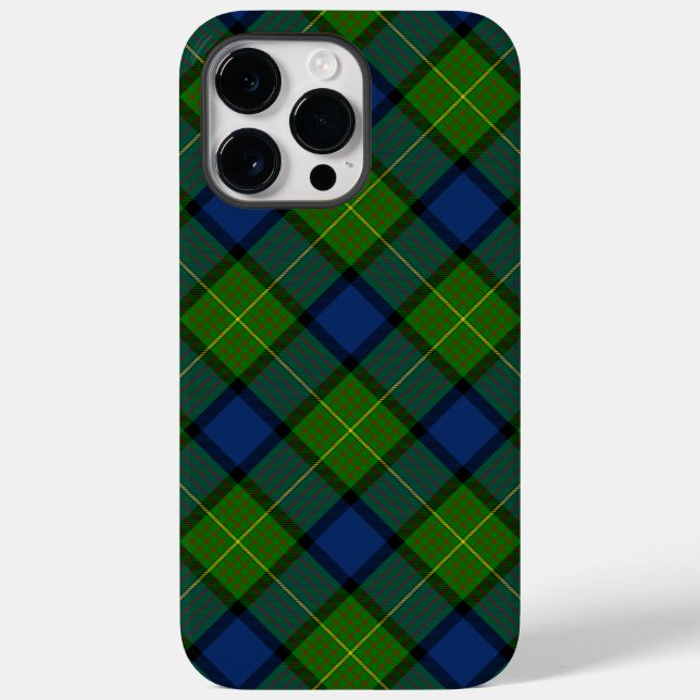 Coques Case-Mate iPhone Muir Moore écossais vert bleu plaid (Verso)