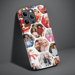 Case-Mate iPhone Case Multi Photo Collage Simple Moderne Hexagon Motif<br><div class="desc">Multi Photo Collage Simple Moderne Hexagon Motif Christmas Phone Cases contient un collage photo de vos photos préférées en forme d'hexagone. Parfait pour l'anniversaire, Noël, Fête des Mères, Fête des pères, Grands-parents, frère, soeur, meilleur ami et plus. CONSEIL PHOTO : centrez vos photos avant de les télécharger sur Zazzle. Conçu...</div>
