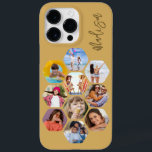 Coque Case-Mate iPhone Multiphoto Collage simple moderne personnalisé<br><div class="desc">Multi Photo Collage Simple Modern Personnalisé Nom Hexagon Motif Smartphone coque iphone dispose d'un collage photo de vos photos préférées en forme d'hexagone. Personnalisé avec votre nom. Parfait pour l'anniversaire, Noël, Fête des Mères, Fête des pères, Grands-parents, frère, soeur, meilleur ami et plus. CONSEIL PHOTO : centrez vos photos avant...</div>