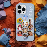 Coque Case-Mate iPhone Multiphoto Collage simple moderne personnalisé<br><div class="desc">Multi Photo Collage Simple Modern Personnalisé Nom Hexagon Motif Smartphone coque iphone dispose d'un collage photo de vos photos préférées en forme d'hexagone. Personnalisé avec votre nom. Parfait pour l'anniversaire, Noël, Fête des Mères, Fête des pères, Grands-parents, frère, soeur, meilleur ami et plus. CONSEIL PHOTO : centrez vos photos avant...</div>