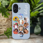 Coque Pour iPhone 16 Multiphoto Collage simple moderne personnalisé<br><div class="desc">Multi Photo Collage Simple Modern Personnalisé Nom Hexagon Motif Smartphone iPhone 16 Coque Couverture comporte un collage photo de vos photos préférées en forme d'hexagone. Personnalisé avec votre nom. Parfait pour l'anniversaire, Noël, Fête des Mères, Fête des pères, Grands-parents, frère, soeur, meilleur ami et plus. Conçu par ©Evco Studio www.zazzle.com/store/evcostudio...</div>