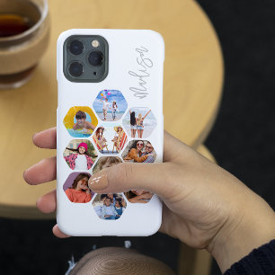 Coque Case-Mate iPhone Multiphoto Collage simple moderne personnalisé