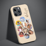Coque Case-Mate iPhone Multiphoto Collage simple moderne personnalisé<br><div class="desc">Multi Photo Collage Simple Modern Personnalisé Nom Hexagon Motif Smartphone coque iphone dispose d'un collage photo de vos photos préférées en forme d'hexagone. Personnalisé avec votre nom. Parfait pour l'anniversaire, Noël, Fête des Mères, Fête des pères, Grands-parents, frère, soeur, meilleur ami et plus. CONSEIL PHOTO : centrez vos photos avant...</div>