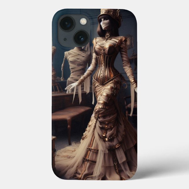 Coques Case-Mate iPhone Mummy Queen Steampunk victorien gothique (Verso)