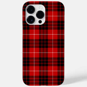 Coque Case-Mate iPhone Munro tartan rouge noir plaid