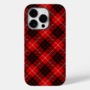Coque Case-Mate iPhone Munro tartan rouge noir plaid