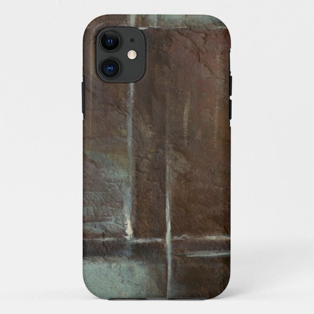 Coques Case-Mate iPhone Mur de briques rouge et gris (Dos)