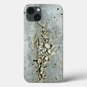 Coque Case-Mate iPhone Mur en béton craqué avec de petites pierres