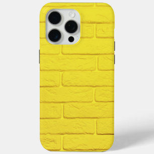 Coque Case-Mate iPhone mur en brique jaune