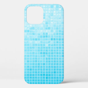 Case-Mate iPhone Case Mur et carrelage en céramique pastel bleu abstrait