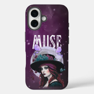 Coque Pour iPhone 16 Muse gothique foncé - Enchantant cuisine esthétiqu