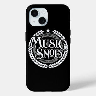 Coque Case-Mate iPhone Music Snob - amoureux de musique amusante